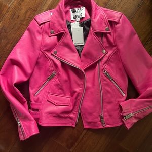 Brand-New Walter Baker Leather Moto Jacket